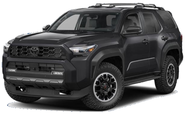 Black Toyota 4Runner SUV used on the Kyrgyzstan spring self-drive tour.