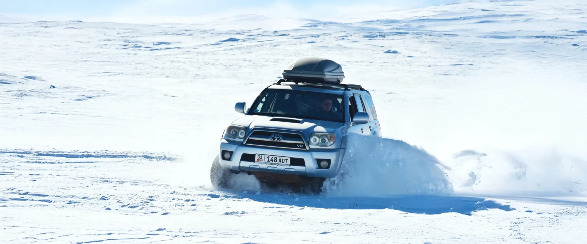 Kyrgyzstan Snow Drive — 4x4 convoy on snow covered mountain roads