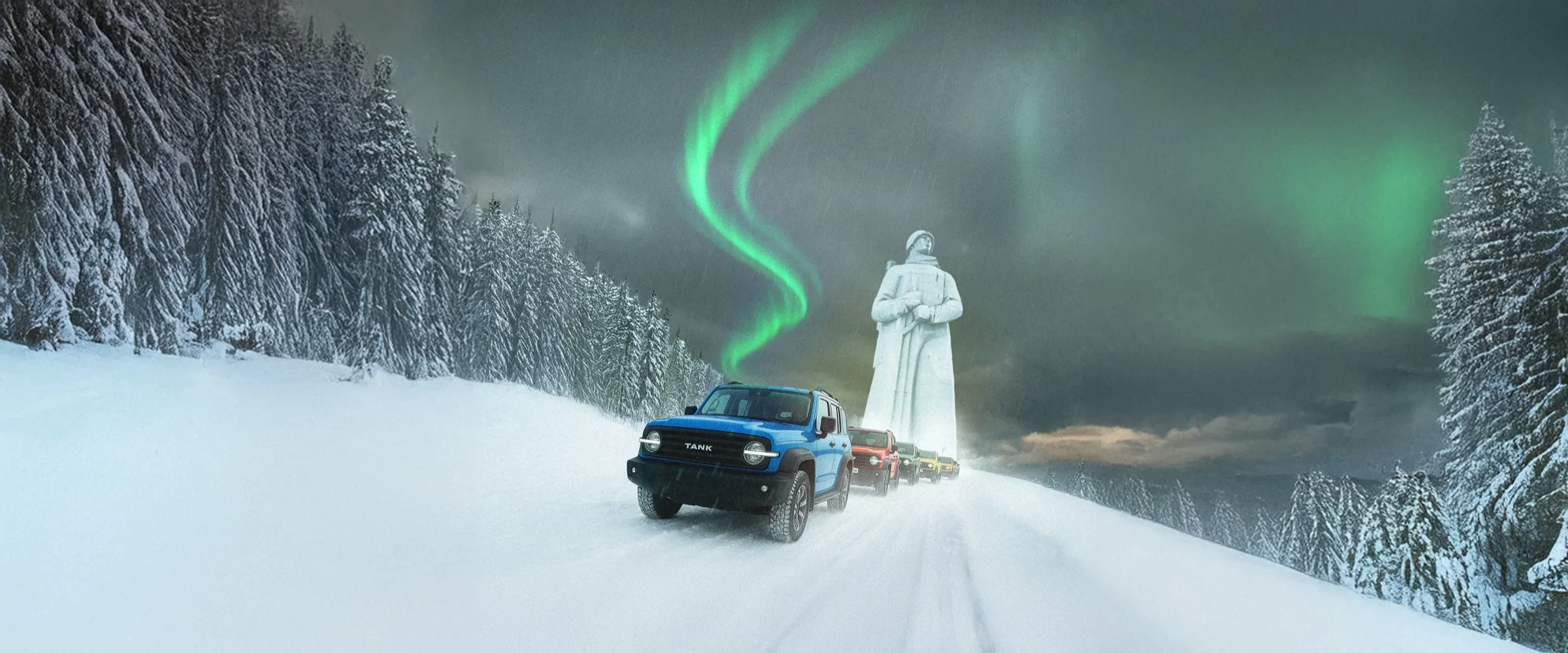 Russia Winter Adventure — snow-covered roads and frozen landscapes